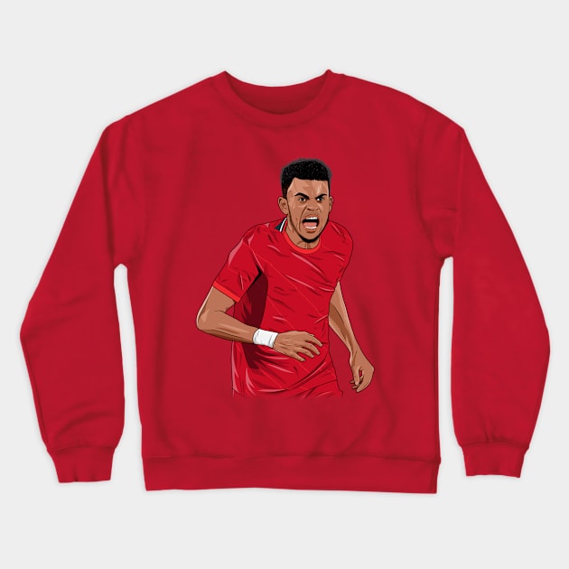 Luis Diaz Crewneck Sweatshirt by Ades_194